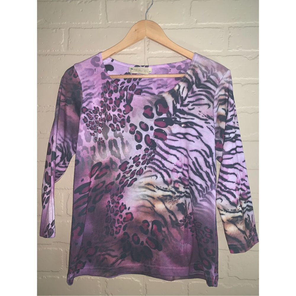 Vintage 90’s Leopard Print Top‎